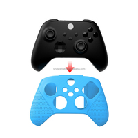 Coque de protection en Silicone de couleur pure résistant à la sueur avec poignées de pouce pour accessoires de jeu Xbox Game Controller Cover