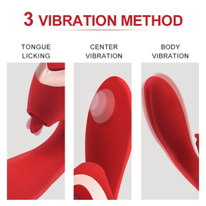 Vibrador Erótico <span class=keywords><strong>de</strong></span> 10 Velocidades, Masajeador <span class=keywords><strong>de</strong></span> Punto G, Juguete Sexual para Mujeres, Vibrador con Lengua para <span class=keywords><strong>Sexo</strong></span> Oral, para Sex Shop - Product Image 4