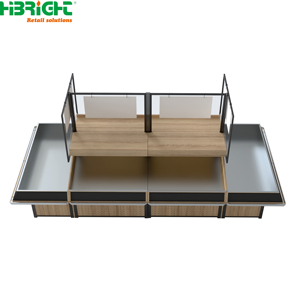 Étagères de supermarché double face en métal, présentoir de vente au détail, gondole pour allée de magasin d'alimentation - Product Image 5