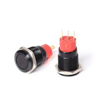 Bouton poussoir industriel haute précision |   Interrupteur métallique éclairé par LED en acier inoxydable de 16 mm et 22 mm pour systèmes de contrôle automatisé