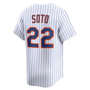 Vente en gros de maillots de baseball de style nouveau 2025 # 12 <span class=keywords><strong>LINDOR</strong></span> # 20 Maillots de baseball américains brodés de haute qualité - Product Image 3
