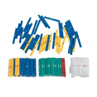 Bâton de comptage et de notation pliable multicolore de haute qualité pour jetons de Mahjong américain - Durable et idéal pour le divertissement