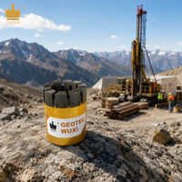 Foret diamanté imprégné Geotec Wuxi CROWN NQ HQ NQ3 HQ3 sans décharge frontale et sans canaux d'eau spirale