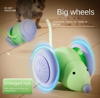 Jouet pour chat électrique automatique, jouet interactif pour animaux de compagnie à mouvement automatique pour chats d'intérieur