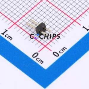 HC-PZ127-7.2L-1x2PZ Pin Header Through hole Component (THT),P=1.27mm Connector 1x2P 1.27mm Pin Header Single Row - Product Image 2