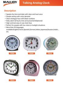 Loud Đồng hồ báo thức cho nặng tà vẹt không đánh dấu thạch anh với đèn nền, <span class=keywords><strong>Twin</strong></span> chuông Analog trẻ em đồng hồ báo thức - Product Image 4