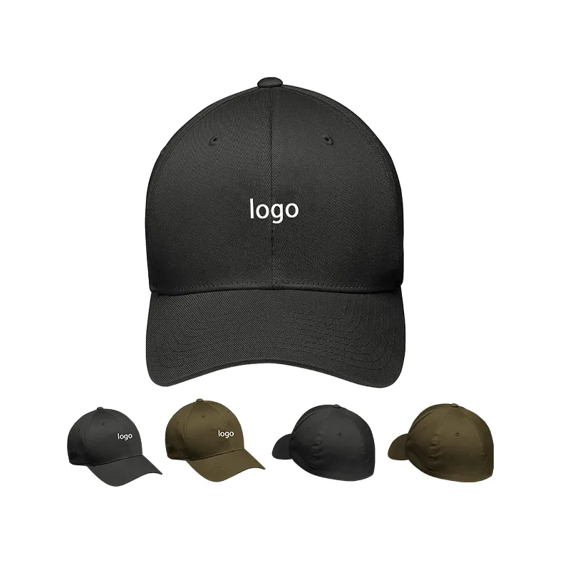 Topi baseball polos pas dengan logo kustom, topi bisbol dasar topi ayah kosong uniseks cocok untuk semua logo tanpa kustom