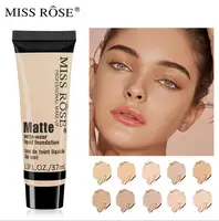 miss roce matte oil control concealer foundation cream New makeup Base Make up Cover Extreme Covering liquid Foundation