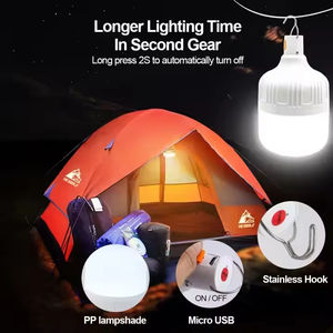 Iluminación DE EMERGENCIA LED recargable Alto brillo Carga USB Portátil Directo de fábrica para el mercado nocturno Camping Hogar - Product Image 5