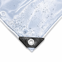 Bâche en PVC unie enduite anti-UV, imperméable et anti-moisissure pour usage extérieur, protection de rideaux et de bateaux