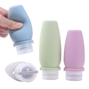 ขวดเดินทางกันรั่วแบบพกพา ปลอดสาร BPA ได้รับการรับรองจาก TSA สำหรับใส่เครื่องใช้ในห้องน้ำ ขวดซิลิโคนกันรั่วขนาดพกพา 90 มล. - Product Image 2