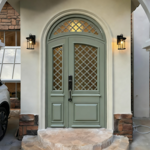<span class=keywords><strong>Porte</strong></span> <span class=keywords><strong>d</strong></span>'<span class=keywords><strong>entrée</strong></span> de sécurité française en acier anti-effraction pour villas, <span class=keywords><strong>avec</strong></span> moustiquaire en fibre de verre, pour usage extérieur - Product Image 2