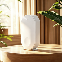 Diffuseur de parfum OEM mural sans perçage avec minuterie, pulvérisation réglable, grande couverture, silencieux, contrôle par APP, certifié CE pour usage domestique et commercial
