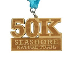 Médailles en bois personnalisées pour fabricants, vente en gros, pour la course à vélo, le marathon et la course à pied, en bambou ou en bois. - Product Image 3