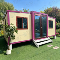 Villa préfabriquée FLKT résistante aux fortes charges de neige, maison conteneur extensible de 40 pieds pour climat froid, maison modulaire isolée, mini-maison, hôtel