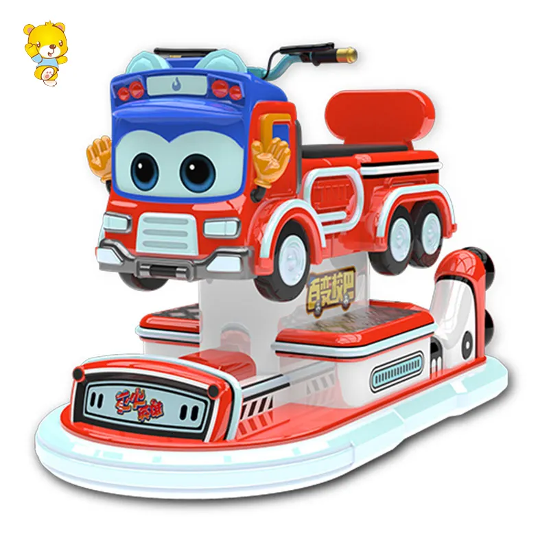 HAOJILE Feuerwehr Hero Top Amusement Hersteller Batterie Autoscooter für Kinder Indoor Rides Elektrische Dodgem Autoscooter