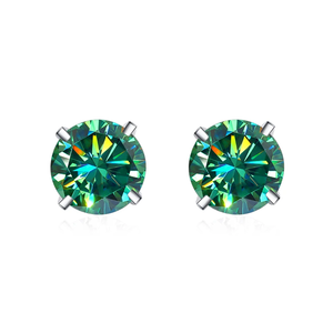 <span class=keywords><strong>Gica</strong></span> Gema 0.5/1/2CT ต่างหูเพชรโมอิส Vvs1 100% 925สเตอร์ลิงสำหรับผู้หญิงเครื่องประดับแฟชั่นของผู้ชาย - Product Image 3