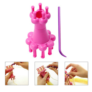 Skc <span class=keywords><strong>Bobine</strong></span> en plastique <span class=keywords><strong>de</strong></span> haute qualité Crochet Loom Knitter Fil à tricoter <span class=keywords><strong>Laine</strong></span> Corde Métier à tricoter - Product Image 4