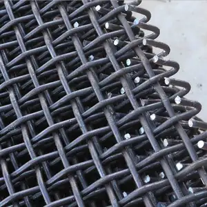 65mn 45# steel vibrating screen mesh crimped wire mesh for mining shaker screen
