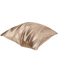 Housse de coussin de luxe en jacquard abstrait doré-décor de salon de canapé, 18x18/20x20 pouces, échantillon gratuit et OEM, quantité minimale de commande 50