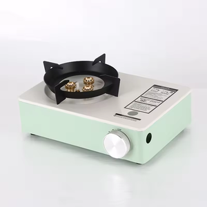 New Design Green Color Portable Gas <b>Stove</b> 4 Head Burner Butane <b>Stove</b> for Outdoor Camping & Picnic Use Easily Cleaned - Product Image 2