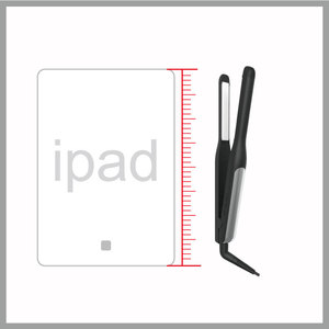 Lisseur de cheveux professionnel en céramique avec écran LCD, chauffage rapide, fer à lisser portable avec chauffage MCH, réglage de la température, arrêt automatique - Product Image 3