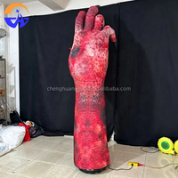 Modèle gonflable personnalisé de palmier pour Halloween, thème horreur, accessoires de décoration publicitaire pour événements avec souffleur, en tissu Oxford