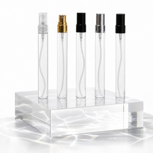 Glass Spray Vial 10ml Empty <b>Perfume</b> Sample Bottle Fine Mist <b>Atomizer</b> <b>Refillable</b> Slim Tester Cosmetic Packaging - Product Image 2
