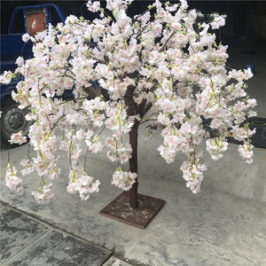 Arbre artificiel en fleurs de cerisier en soie <span class=keywords><strong>LED</strong></span> lumineux G-896 8 pieds 6 pieds 5 pieds pour décoration de mariage intérieure et extérieure - Product Image 1