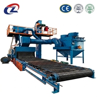Machine de sablage à bande de treillis métallique certifiée CE Zhiling pour coffrage en aluminium