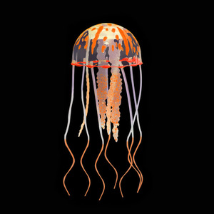 Simulación de medusas pequeñas y medianas peceras decoración gel de sílice red flotante acuario rojo decoración de paisaje - Product Image 6