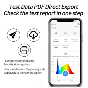 Led test titreme sensörü titreme test cihazı spektrofotometre, işık ölçer