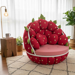 كراسي أريكة على شكل فواكه من المصنع مباشرة، أريكة عصرية على شكل فراولة، كراسي استرخاء مخصصة لغرفة المعيشة وغرفة النوم والفنادق - Product Image 4