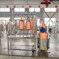 Machine industrielle distillateur Wishky de vodka sous vide de cuivre de parfum d'éthanol d'alcools à la maison
