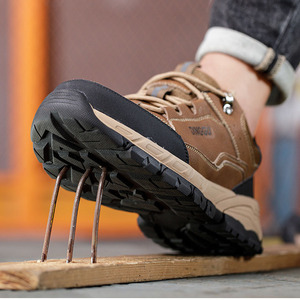 โรงงานขายส่งรองเท้าทำงานแบบสปอร์ตแฟชั่นใหม่กันทะลุ และรองเท้านิรภัยน้ำหนักเบาสำหรับผู้ชาย - Product Image 3