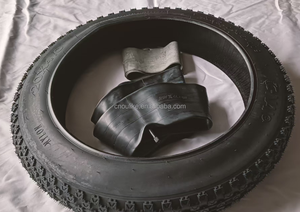 Pneu de vélo électrique 20x4.0 <span class=keywords><strong>pouces</strong></span> avec chambre à air, haute performance, pour <span class=keywords><strong>VTT</strong></span>, vélos électriques, bande de roulement tout-terrain pour la conduite en ville et sur sentiers - Product Image 4