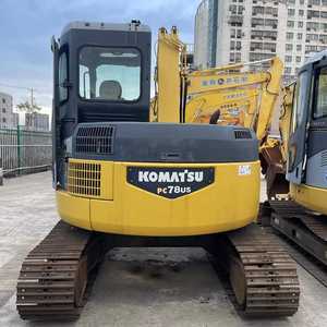 Excavatrice sur chenilles hydraulique Komatsu PC78US d'occasion, excellent état, certification EPA CE, moteur et boîte de vitesses d'origine, modèle 2018 - Product Image 2