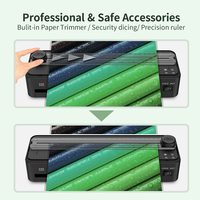 Stock USA, livraison gratuite, FNL010, plastifieuse A4, machine à plastifier les photos, plastifieuse portable de petite taille pour le bureau et la maison
