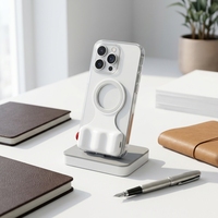 Pegangan Kamera Ponsel Magnetik ABS dengan Tombol Shutter untuk Vlog, Selfie, dan Siaran Langsung