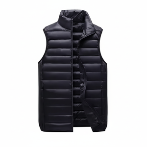 Nueva última moda hombres ropa deportiva alta calidad 2022 sin mangas burbuja chaqueta ropa personalizada ligera chaqueta acolchada para hombres - Product Image 1