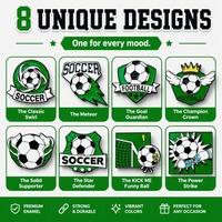 Pin de solapa de esmalte suave de aleación de zinc, con diseño de trofeo de fútbol del Campeonato, recuerdo para aficionados, venta al por mayor