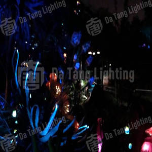 Luz decorativa LED de hierba de cola de zorro degradada colorida con PVC y resina epoxi para decoración de jardín impermeable al aire libre - Product Image 5