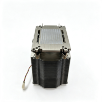 Refroidisseur de processeur 4U Active Server CPU Cooler 4677-M96 pour Intel LGA4677, 6 caloducs en cuivre, base CU1100, ventilateur double à roulement à billes 4 broches PWM, certifié RoHS CE