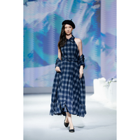 Robes de luxe pour femmes Design formel Tissu de qualité supérieure Enzo Leo Vietnam Fabricant de vêtements OEM ODM