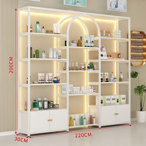 Meilleure Vente : Présentoir Lumineux Multi-Niveaux pour Salon de Beauté – Vitrine pour Produits de Soin et Étagère de Rangement Cosmétique - Product Image 4