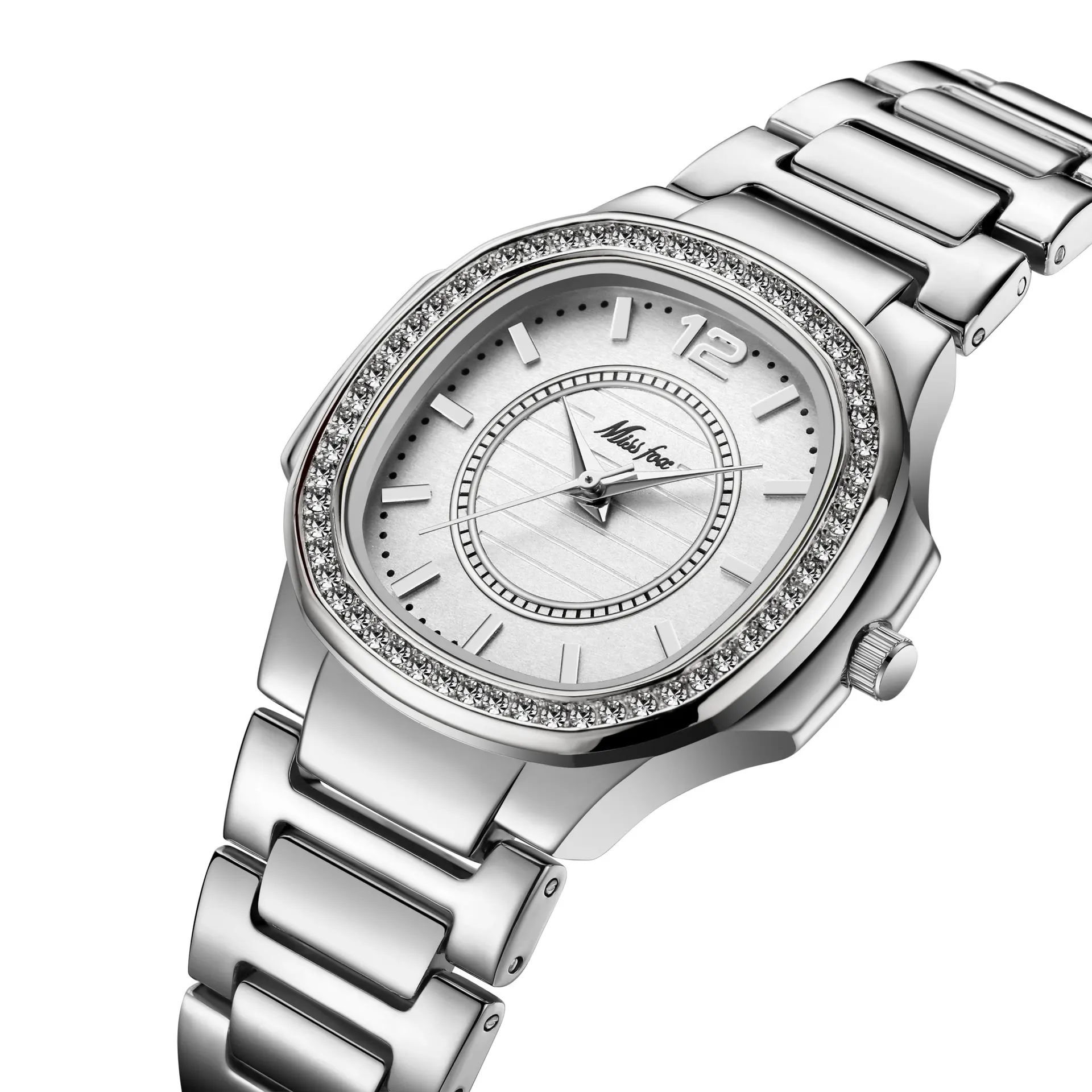 2022 CZ Diamond Woman Watch Casual Gold Fashion Women Watches Top Brand Luxury Female Golden Clock Waterproof Quartz Wristwatch