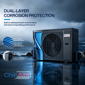 Groupe de traitement d'air à décharge latérale ChillAire 20.5 SEER2 R32 Réfrigérant -13 ° Capacité de chauffage pour régions froides - Product Image 6