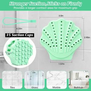 Silicone <b>Shower</b> Steam Pack <b>Tray</b> Can Be Hung Durable <b>Shower</b> Steam Aromatherapy Diffuser Bathroom Accessories - Product Image 2