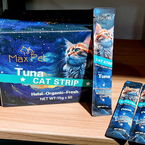 Venta al por mayor mejor vendedor pollo salmón atún sabor comida húmeda golosinas para gatos - Product Image 3