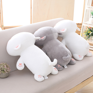 Vente en gros jouet en peluche chat animal en peluche bébé cadeau personnalisé blanc personnalisé tissu doux chat en peluche animal en peluche mignon - Product Image 6